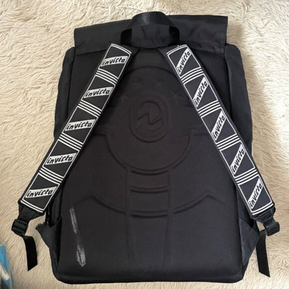 Vintage Invicta Black HOT WORLD Motocross Backpack - Expandable! 🎒 - Picture 15 of 16